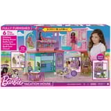 Mattel Barbie Malibu Ferien-Haus mit Möbeln & Zubehör, Puppenhaus 
