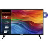 Telefunken XH32SO550SD, LED-Fernseher 80 cm (32 Zoll), schwarz, WXGA, Tripple-Tuner, DVD-Player