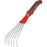 WOLF-Garten Kleinfächerbesen LD-M /ZM 015, multi-star rot/grau, 11,5cm