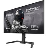 iiyama G-Master GOB2701QSC-B1 OLED, Gaming-Monitor 68.6 cm (27 Zoll), schwarz, QHD, HDMI, DP, USB-Hub, 280Hz Panel