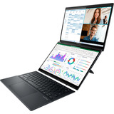 ASUS Zenbook Duo (UX8406MA-QL114W), Notebook grau, Intel® Core™ Ultra 5 125H, Intel® Arc™ Graphics, 16 GB LPDDR5X, 512 GB (512 GB SSD), Windows 11 Pro 64-Bit