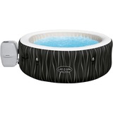 Bestway Whirlpool LAY-Z-SPA Hollywood AirJet, Ø 196cm x 66cm, Schwimmbad mehrfarbig/schwarz, LED-Design mit Farbwechsel