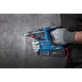 Bosch Akku-Bohrhammer GBH 18V-22 X Professional, 18Volt blau/schwarz, 2x Li-Ionen Akku 4,0Ah, ONECHUCK, ohne Akku und Ladegerät, in L-BOXX