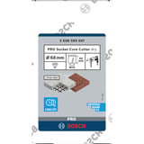Bosch Professional PRO Socket Core Cutter dry Diamant-Steckdosen-Bohrkrone, Ø 68mm, Bohrer M16