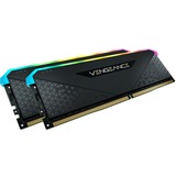 Corsair DIMM 64 GB DDR4-3200 (2x 32 GB) Dual-Kit, Arbeitsspeicher schwarz, CMG64GX4M2E3200C16, Vengeance RGB RS, INTEL XMP