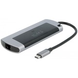 DeLOCK USB Type-C Dockingstation mit M.2 Slot grau