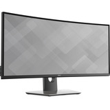 Dell U3417W Generalüberholt, LED-Monitor 86 cm (34 Zoll), schwarz, WQHD, IPS, Curved, HDMI, DP, Mini-DP, USB-Hub