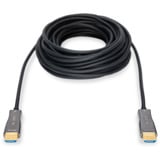 Digitus HDMI AOC Hybrid Glasfaserkabel, UHD 4K schwarz, 15 Meter