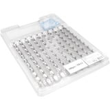 Digitus Modularstecker für Rundkabel, CAT 6A, geschirmt, 100 Stück silber, CAT 6A, 10GBase-T