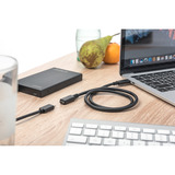 Digitus USB 2.0 Verlängerungskabel, USB-C Stecker > USB-C Buchse schwarz, 1,5 Meter, PD 60 Watt