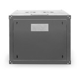 Digitus Wandgehäuse Unique Serie - 600x600 mm (BxT), IT-Schrank schwarz, 9 Höheneinheiten