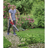 EINHELL Professional Akku-Laubbläser GP-LB 18/200 LI, 18Volt rot/schwarz, 1x Li-Ion-Akku 4,0 Ah Plus, mit Dachrinnen-Reinigungsset