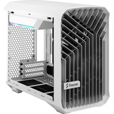 Fractal Design Torrent Nano White TG Clear Tint, Tower-Gehäuse weiß, Tempered Glass