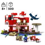 LEGO 21270 Minecraft Das Pilzkuh-Haus, Konstruktionsspielzeug 
