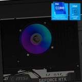 MSI MAG Infinite S3 13NUB7-1205AT, Gaming-PC schwarz/transparent, Windows 11 Home 64-Bit