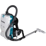 Makita Akku-Rucksackstaubsauger VC011GZ, Bodenstaubsauger blau/schwarz, ohne Akku und Ladegerät