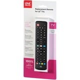 ONE FOR ALL LG TV-Ersatzfernbedienung schwarz
