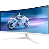 Philips Evnia 34M2C5501A, Gaming-Monitor 86.4 cm (34 Zoll), weiß, WQHD, VA, Curved, Ambiglow, Dynamic Lighting, USB-Hub, 180Hz Panel