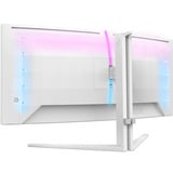 Philips Evnia 34M2C5501A, Gaming-Monitor 86.4 cm (34 Zoll), weiß, WQHD, VA, Curved, Ambiglow, Dynamic Lighting, USB-Hub, 180Hz Panel