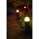 Philips HUE White & Color Ambiance Sockelleuchte Calla für den Außenbereich, LED-Leuchte schwarz