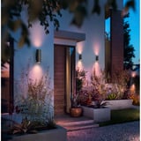 Philips Hue Hue White & Color Ambiance Impress Outdoor Wandleuchte (Niedervolt), LED-Leuchte schwarz