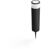Philips Hue White & Color Ambiance Sockelleuchte Calla für den Außenbereich, LED-Leuchte schwarz
