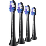 Philips Sonicare S2 Sensitive HX6054/88, 4er, Aufsteckbürste schwarz