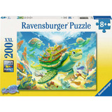 Ravensburger Kinderpuzzle - Magische Tiefsee 200 Teile