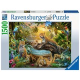 Ravensburger Puzzle Leopardenfamilie im Dschungel 1500 Teile