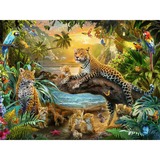 Ravensburger Puzzle Leopardenfamilie im Dschungel 1500 Teile