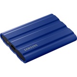 SAMSUNG Portable SSD T7 Shield 2 TB, Externe SSD blau, USB-C 3.2 Gen 2 (10 Gbit/s), extern