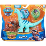 Spin Master Paw Patrol Dino Rescue Zuma Hero Pup, Spielfigur hellblau/orange, inkl. Dinosaurier-Figur und Überraschungs-Dino