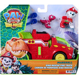Spin Master Paw Patrol: Der Dino Film - Marshalls Dino-Feuerwehrauto, Spielfahrzeug 