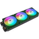Thermaltake CT120 EX Reverse ARGB Sync PC Cooling Fan Racing Green, Gehäuselüfter grün, 3er-Pack, 120 mm