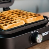 Unold Belgisches Waffeleisen Brüssel schwarz, 1.500 Watt