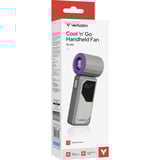 Verbatim Cool n Go Air Jet, Ventilator grau/violett