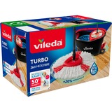 Vileda Wischmop Turbo 2in1 Microfibre Set mydays, Bodenwischer schwarz/rot, inkl. 50€ mydays Gutschein