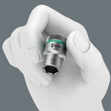 Wera Nuss-Magnetleiste B 4 Zyklop Steckschlüsseleinsatz-Satz 3/8" schwarz/grün, 9‑teilig