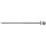 fischer Holzbauschraube PowerFast 6,0x160 Tellerkopf TX 100 Stück, mit Teilgewinde, Edelstahl A2