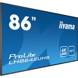 iiyama LH8642UHS-B3, Public Display schwarz, UltraHD/4K,