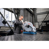 Bosch Akku-Metalltrennsäge GCD 18V-355 Professional solo, 18Volt, Kapp- und Gehrungssäge blau, ohne Akku und Ladegerät