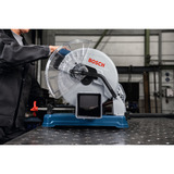 Bosch Akku-Metalltrennsäge GCD 18V-355 Professional solo, 18Volt, Kapp-und Gehrungssäge blau, ohne Akku und Ladegerät