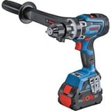 Bosch Akku-Schlagbohrschrauber BITURBO GSB 18V-150 C Professional, 18Volt blau/schwarz, 2x Akku ProCORE18V 8,0Ah, Bluetooth Modul, L-BOXX