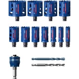 Bosch Expert Lochsägen-Set 'ToughMaterial', Ø 20-76mm, 14-teilig mit Power Change Plus Adapter, Koffer