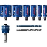 Bosch Expert Lochsägen-Set 'ToughMaterial', Ø 22-68mm, 9-teilig mit Power Change Plus Adapter, Koffer