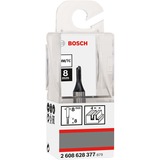 Bosch PRO Wood Nutfräser, Ø 4mm, Arbeitslänge 8mm Schaft Ø 8mm, einschneidig