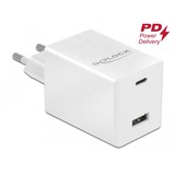 DeLOCK USB Ladegerät USB Type-C PD 3.0 und USB Typ-A mit 48 W weiß