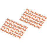 Digitus Farbclips für Patchkabel -  Orange, Abdeckung orange