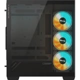 GIGABYTE C500 Panoramic Stealth, Tower-Gehäuse schwarz, Tempered Glass x 2