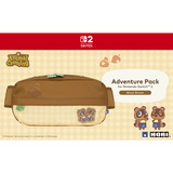 HORI Adventure Pack Umhängetasche (Holzbraun) braun, für Nintendo Switch 2 / Switch / Switch OLED / Switch Lite